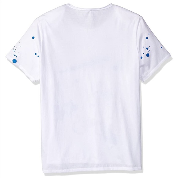 Guess Men Paint splatter white tee size L - Picture 2 of 3